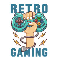 Retro Gaming T-shirt (kids) Design