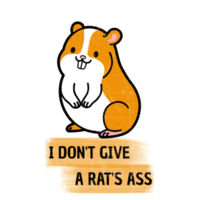 I don't give rat's ass (women) Design