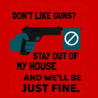 Don't like guns shirt Design