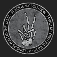 Peace is my solution (Women) Design